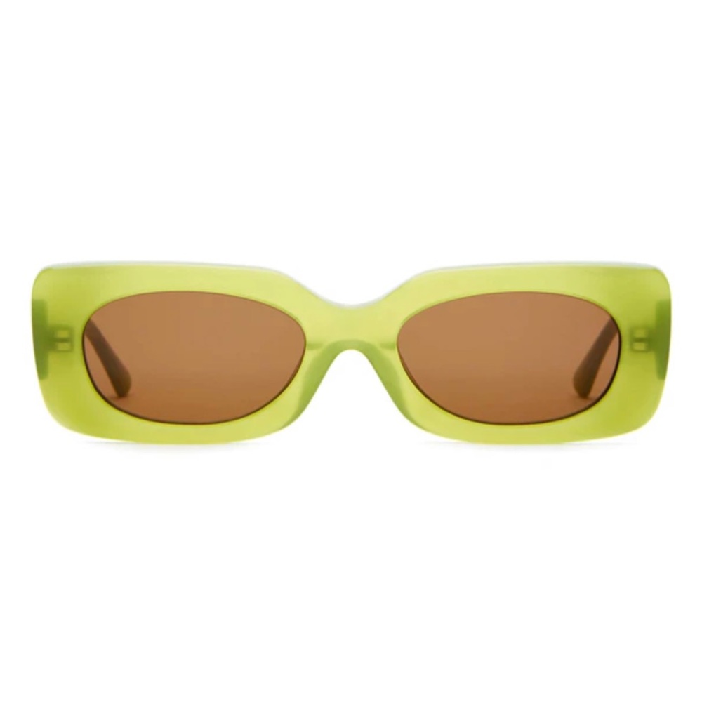 unisex crap eyewear supa phreek sunglasses in kiwi/green